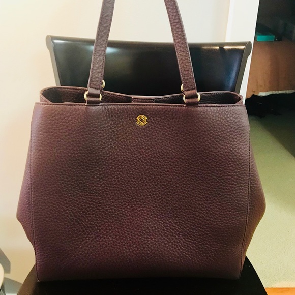 large allyn leather tote